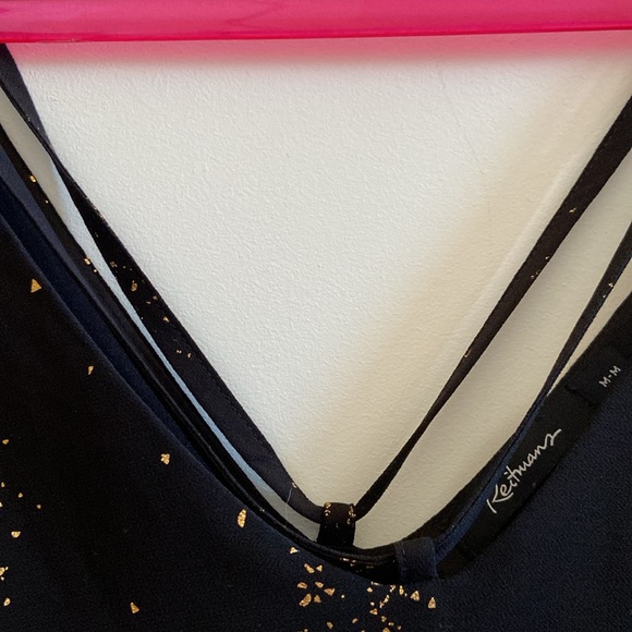 Beautiful Reitmans gold flecked dress in size M - Picture 3 of 6